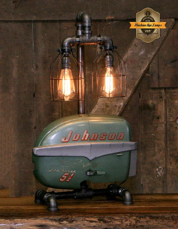 Industrial Emergency Lighting for Safety in FactoriesSteampunk Industrial / Boat Motor / Johnson / Nautical / Marine / Cabin / Lamp #4233 Industrial Emergency Lighting for Safety in FactoriesSteampunk Industrial / Boat Motor / Johnson / Nautical / Marine / Cabin / Lamp #4233