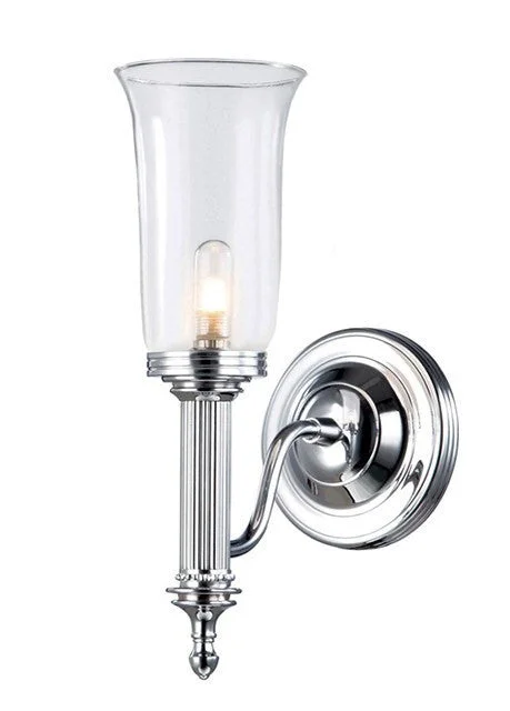 ceramic wall lamps with hand - painted designs for an artistic touchCatford Bathroom Single Wall Light Polished Chrome - ID 3214 ceramic wall lamps with hand - painted designs for an artistic touchCatford Bathroom Single Wall Light Polished Chrome - ID 3214