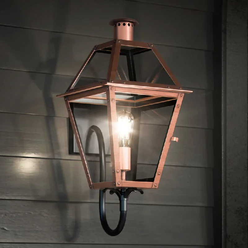 Explosion - Proof Industrial Lighting for Hazardous LocationsUQL1371 Rustic Outdoor Wall Sconce, 21''H x 10''W, Rustic Copper Finish, Paris Collection