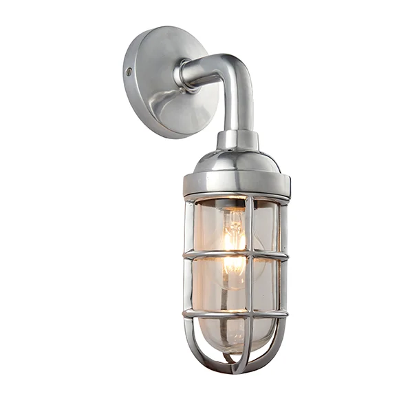 leather wall lamps with a distressed texture for a rugged and stylish lookShandwick Polished Aluminium Industrial Style Wall Light - ID 9652 leather wall lamps with a distressed texture for a rugged and stylish lookShandwick Polished Aluminium Industrial Style Wall Light - ID 9652