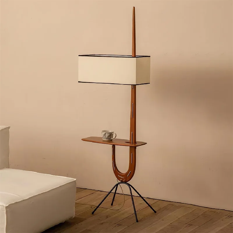 Walnut Color & Black & Beige