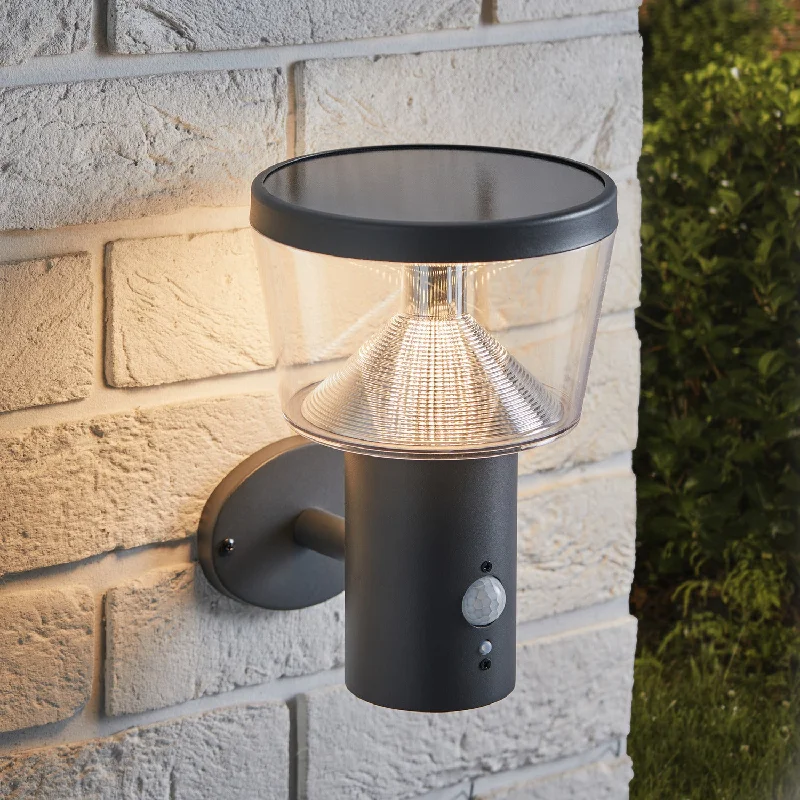 String Lights with Multicolored Bulbs for Festive OccasionsRhodes Solar Wall Light with Motion Sensor