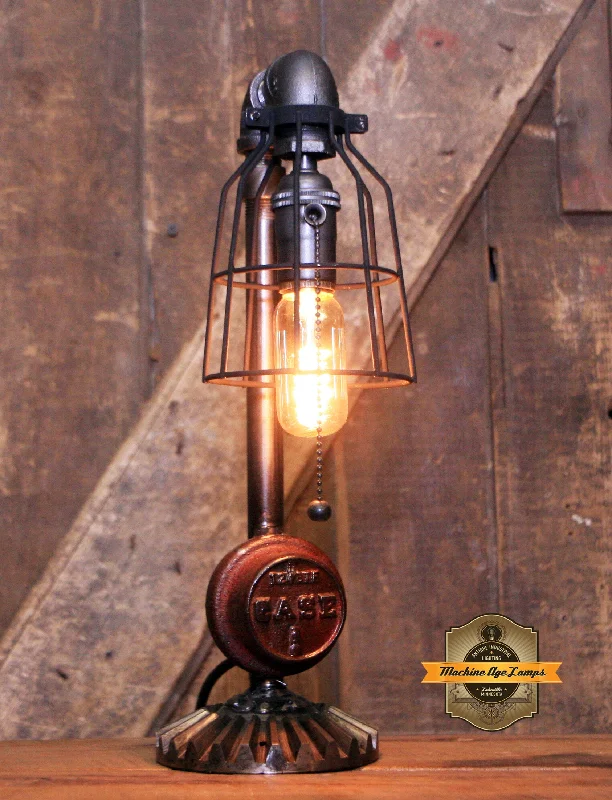 Shock - Resistant Industrial Lighting for Vibrating Machinery AreasSteampunk Industrial / Antique Case Tractor Wheel Hub / Gear / Lamp #4298 Shock - Resistant Industrial Lighting for Vibrating Machinery AreasSteampunk Industrial / Antique Case Tractor Wheel Hub / Gear / Lamp #4298
