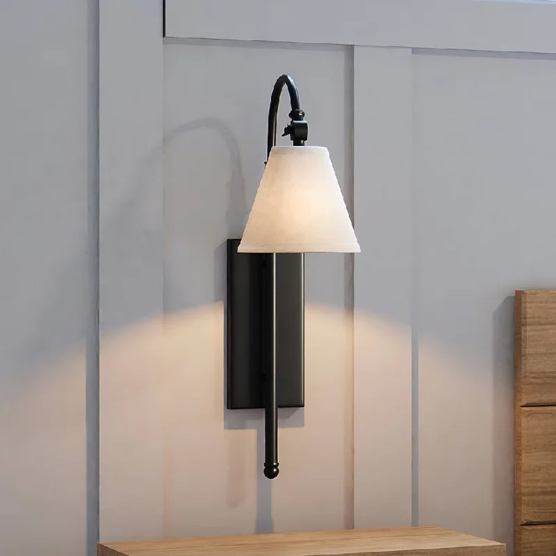 Industrial Lighting for Chemical PlantsULB2050 New Traditional Wall Sconce, 25''H x 7''W, Matte Black Finish, Jidava Collection Industrial Lighting for Chemical PlantsULB2050 New Traditional Wall Sconce, 25''H x 7''W, Matte Black Finish, Jidava Collection