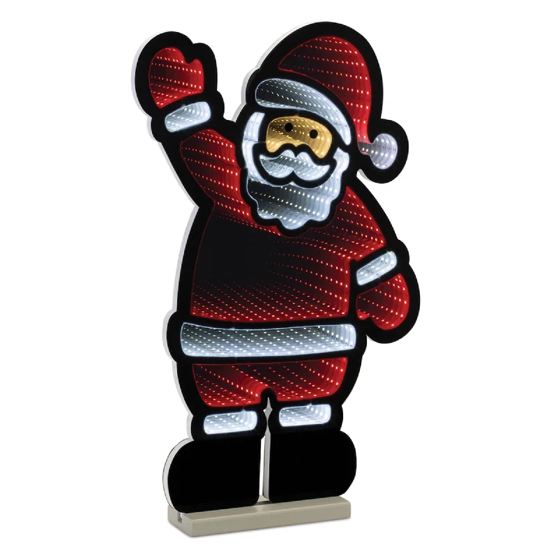 String Lights with Clear Bulbs for a Classic LookInfinity Light – Waving Santa – 23” String Lights with Clear Bulbs for a Classic LookInfinity Light – Waving Santa – 23”