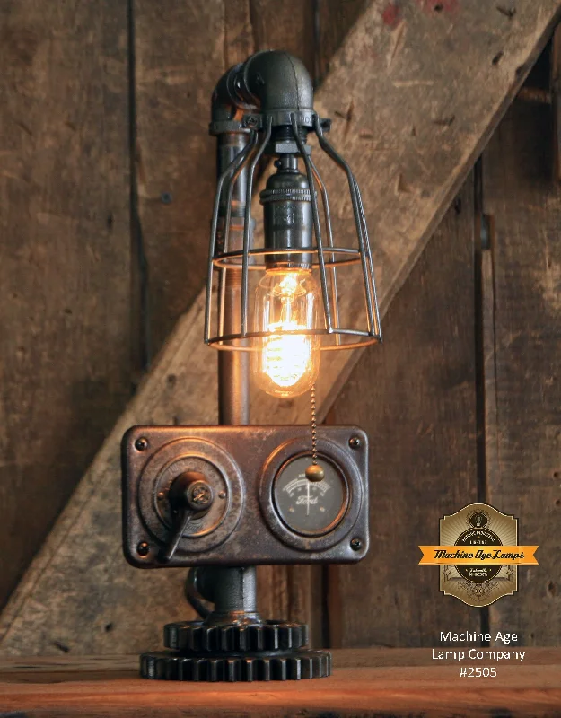 Industrial Lighting for Chemical PlantsSteampunk Industrial / Antique Ford Model T Dash / Automobile / Automotive / Gear / Lamp #2505 Industrial Lighting for Chemical PlantsSteampunk Industrial / Antique Ford Model T Dash / Automobile / Automotive / Gear / Lamp #2505