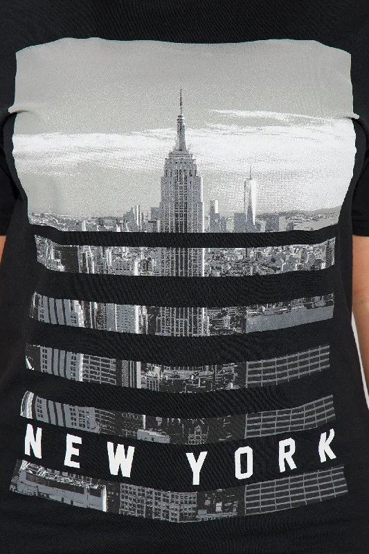 Skyline Views NY Tshirt - Black