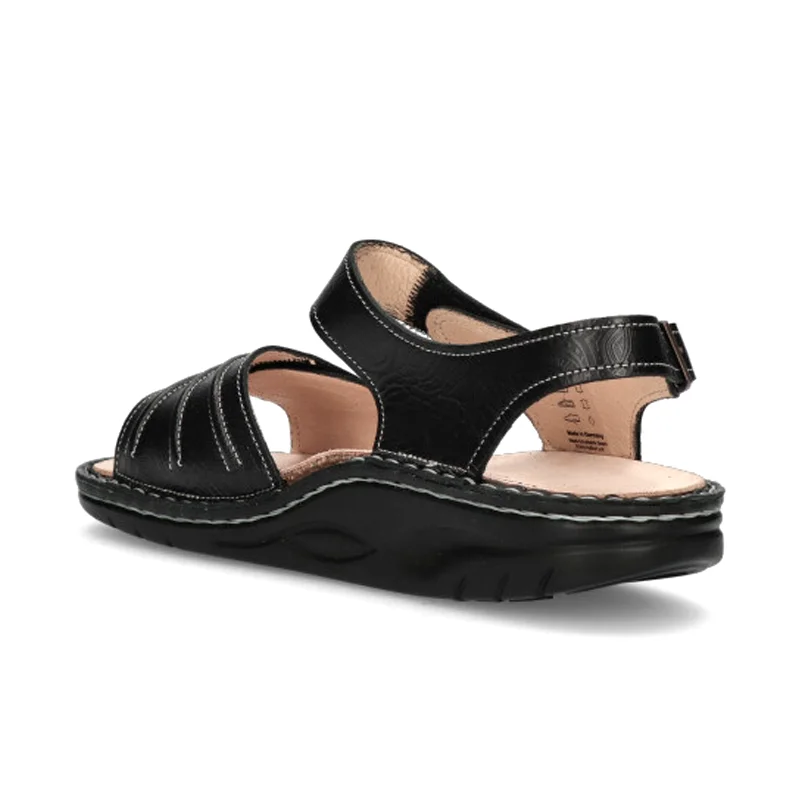 Finn Comfort Sausalito Backstrap Sandal (Women) - Schwarz Arabesque