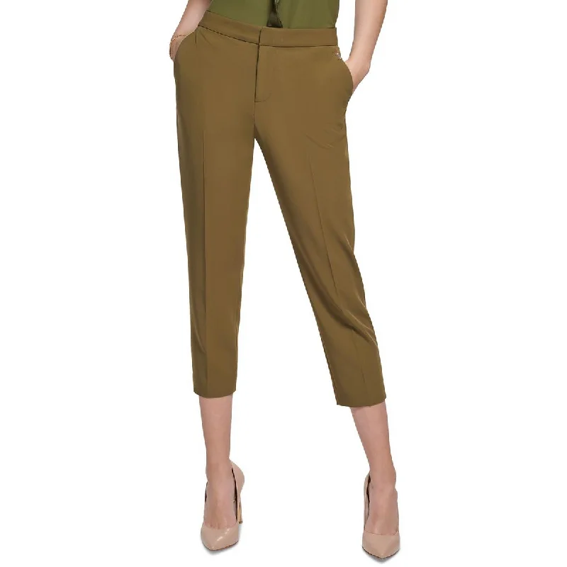 Womens Stretch Suit-Separate Cropped Pants