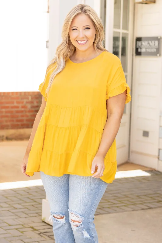 Defy The Odds Top, Marigold