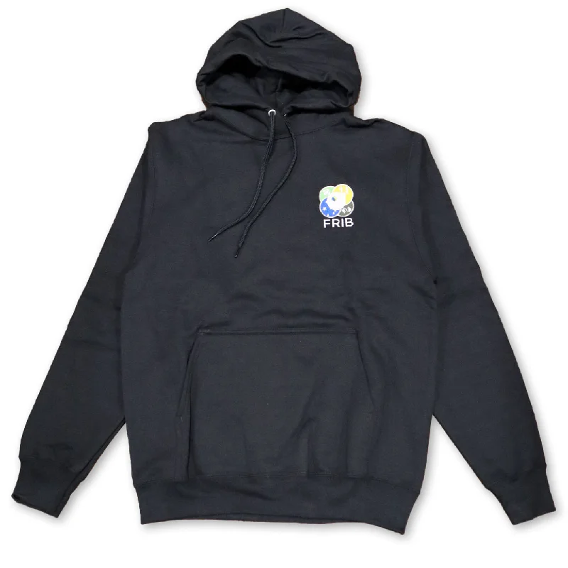 FRIB Logo Hooded Sweatshirt - Black