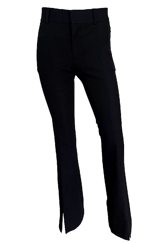 Le High Flare Split Front Trouser