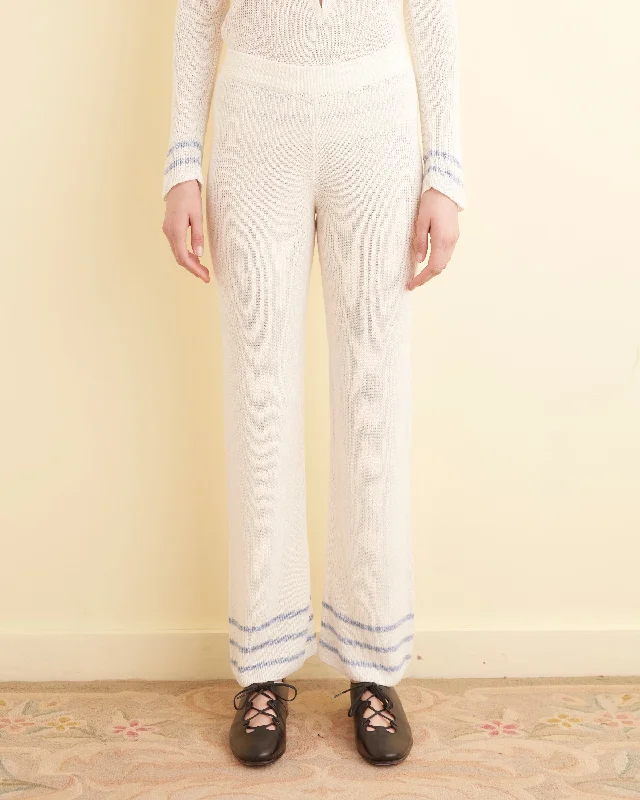 Quincy Stripe Joggers - Cream