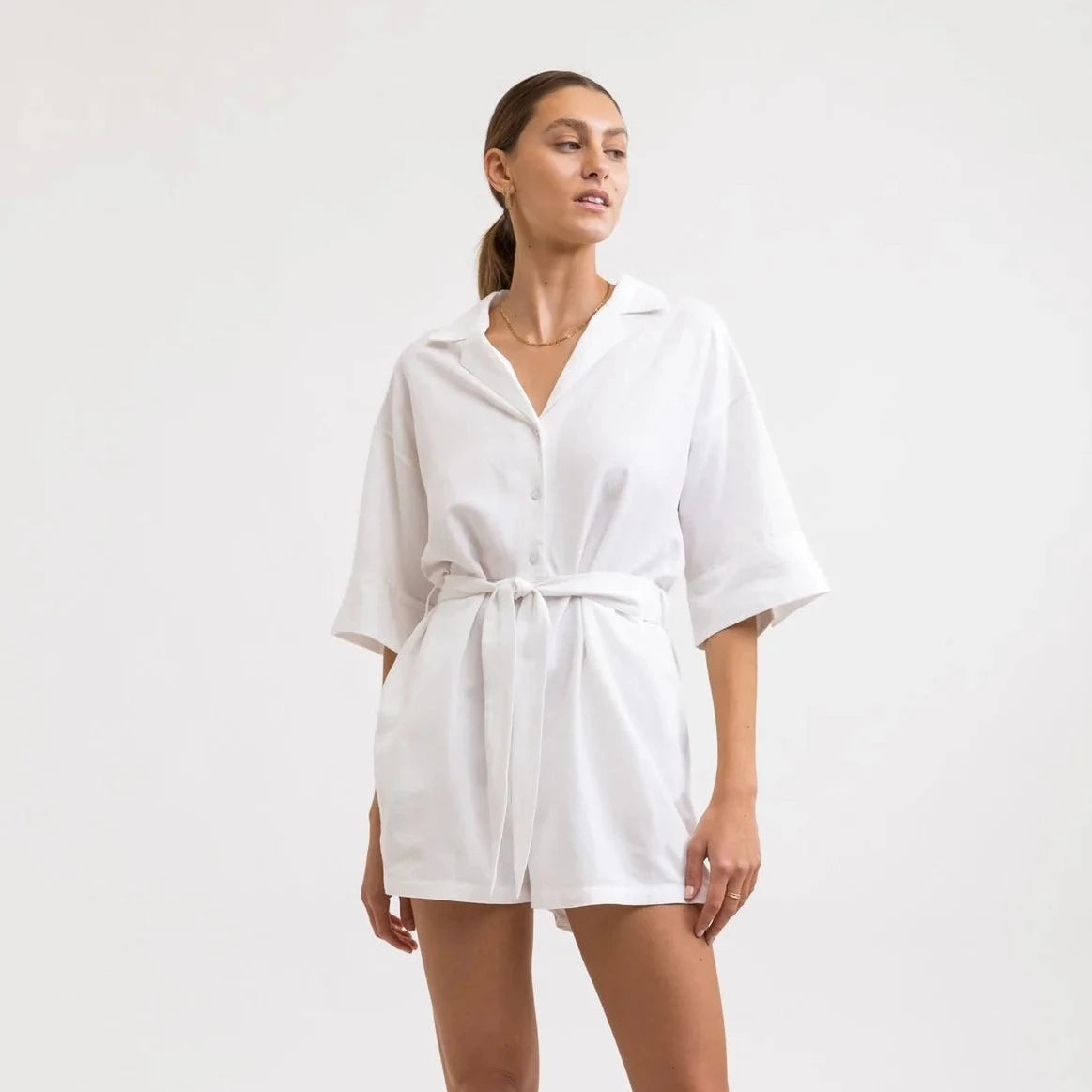 Vacay Romper (White)