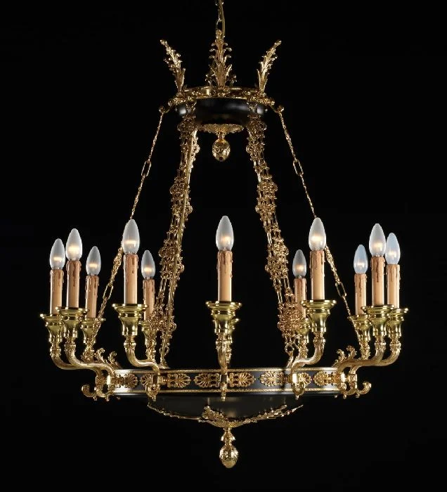 Mid - Century Modern Chandeliers for Vintage Appeal12 Light French Gold Regency Chandelier Mid - Century Modern Chandeliers for Vintage Appeal12 Light French Gold Regency Chandelier