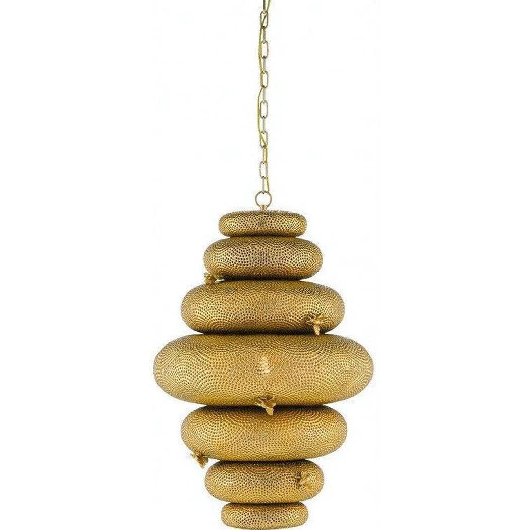Chandeliers for Living Rooms to Create a Focal PointAntique Brass Bee My Honey Chandelier Sasha Bikoff