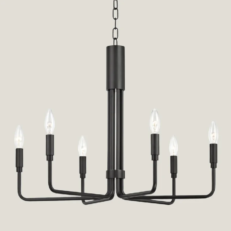 Mini Chandeliers for Adding Charm to Small SpacesBrigitte 6 Light Chandelier - Hudson Valley Lighting