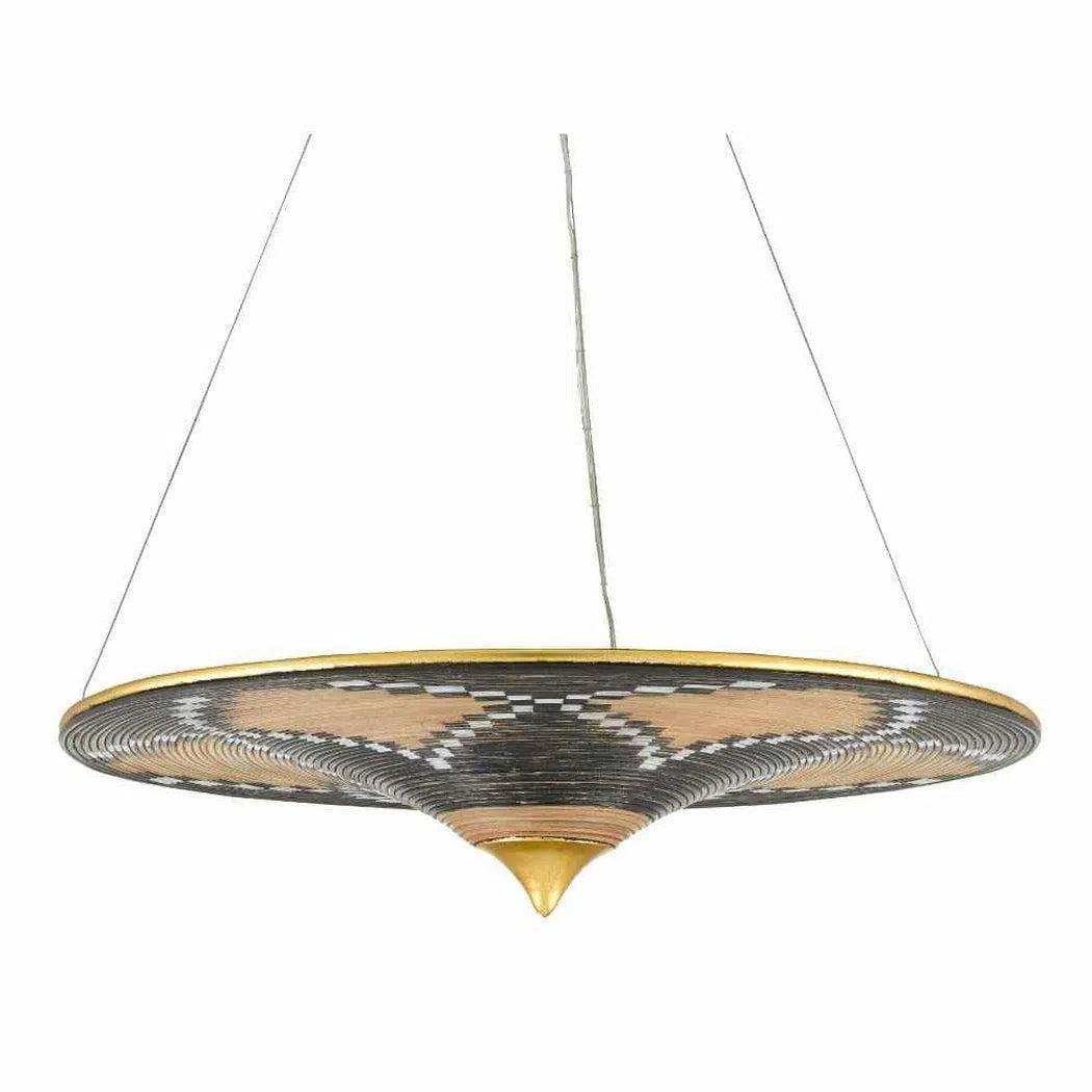 LED Chandeliers for Energy - Efficient LightingGold Leaf Distressed Black Distressed White Canaan Chandelier