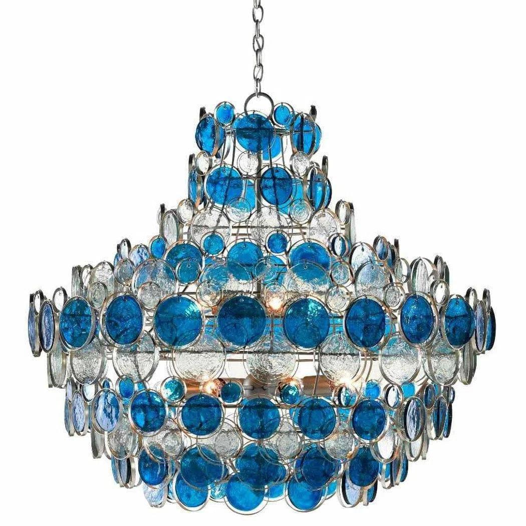 Mini Chandeliers for Adding Charm to Small SpacesSilver Leaf Painted Silver Blue Galahad Blue Chandelier Mini Chandeliers for Adding Charm to Small SpacesSilver Leaf Painted Silver Blue Galahad Blue Chandelier