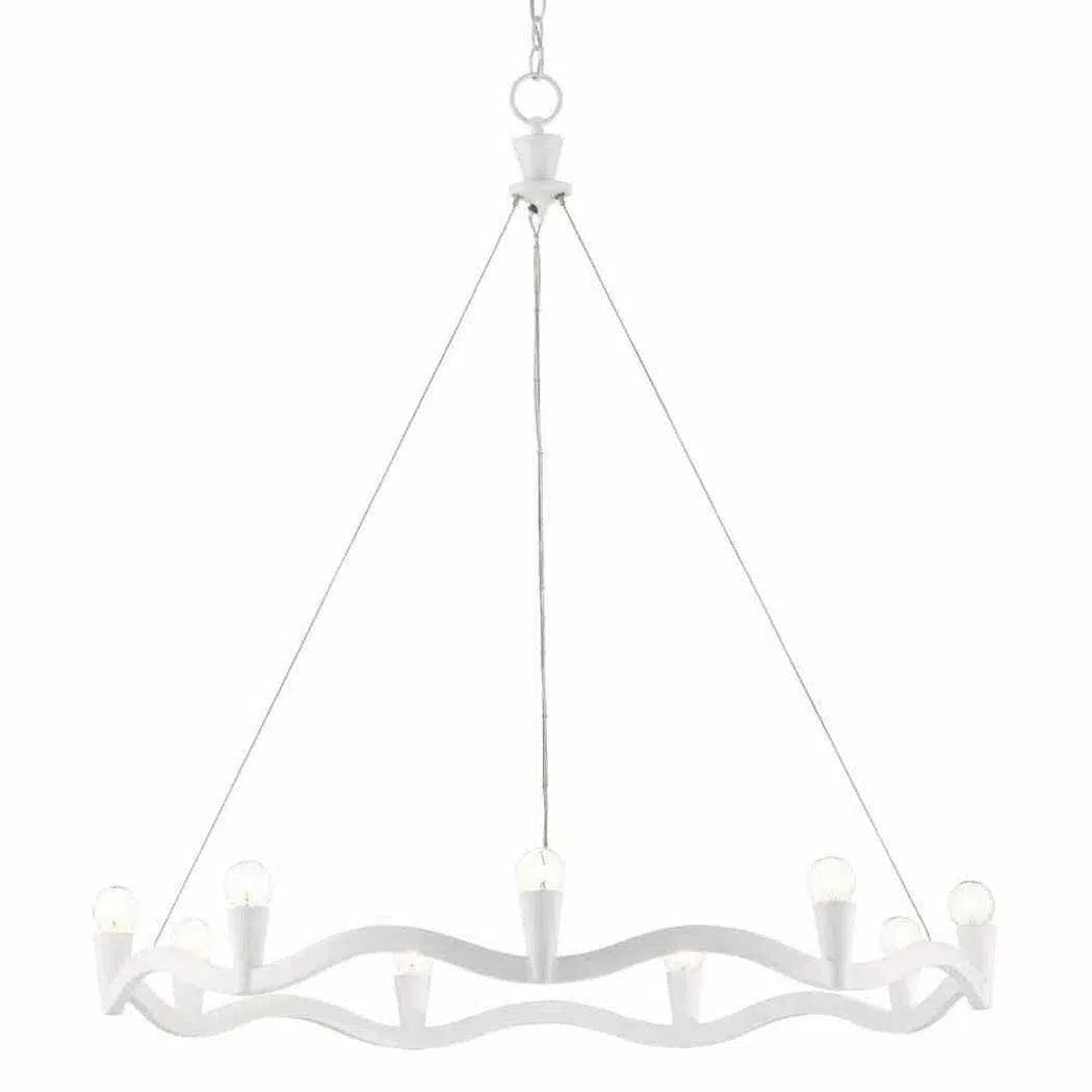Chandeliers with Clear Crystal for a Sparkling EffectGesso White Serpentina White Chandelier Chandeliers with Clear Crystal for a Sparkling EffectGesso White Serpentina White Chandelier