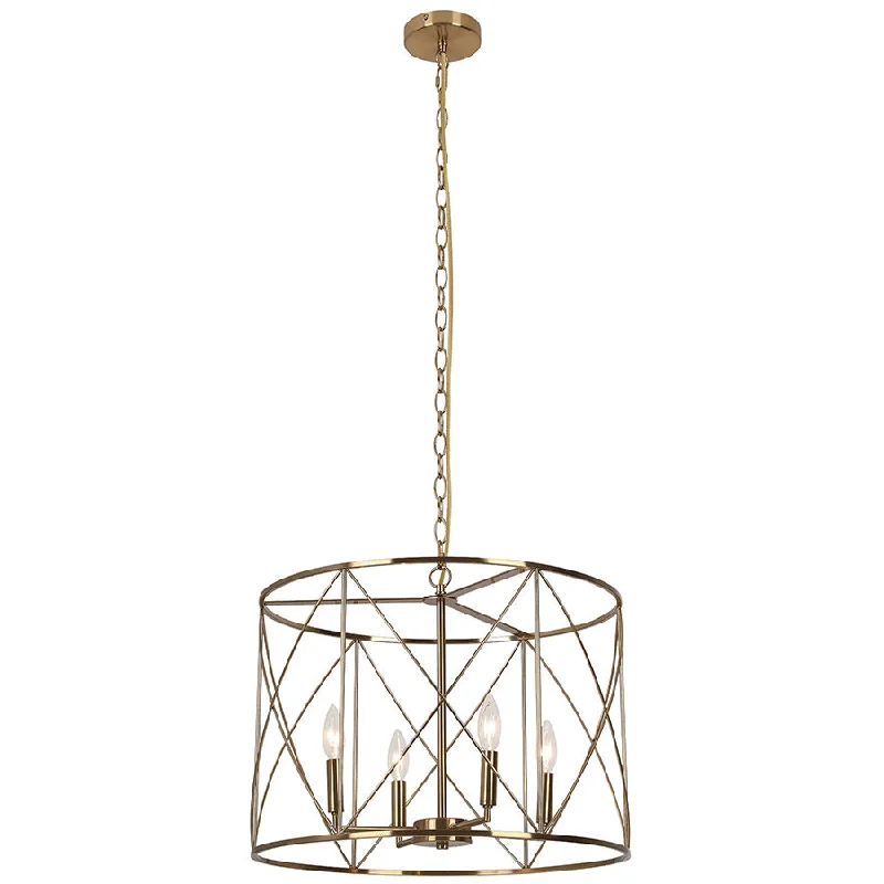 Chandeliers with Metal Frames in Bronze FinishChandelier Calah