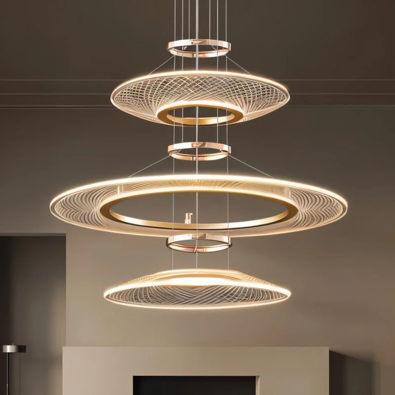 Chandeliers with Metal Frames in Black FinishEleanora Chandelier
