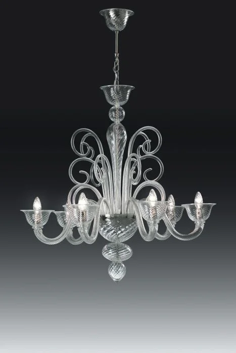 Chandeliers with Metal Frames in Copper FinishElegant 6 Light Murano Glass Chandelier Chandeliers with Metal Frames in Copper FinishElegant 6 Light Murano Glass Chandelier