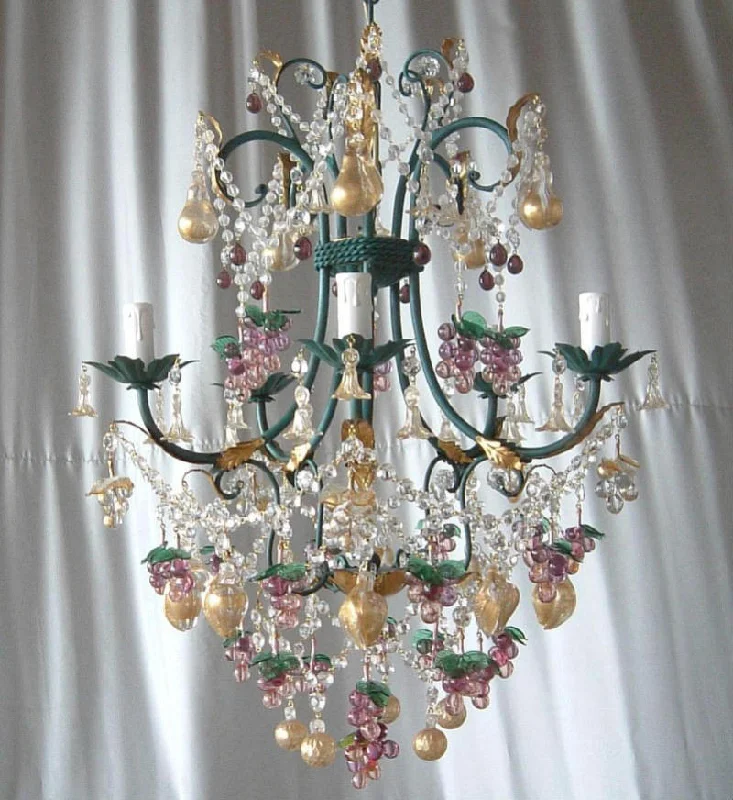 Incandescent Chandeliers for a Warm and Traditional GlowFruit Chandelier From Murano Incandescent Chandeliers for a Warm and Traditional GlowFruit Chandelier From Murano