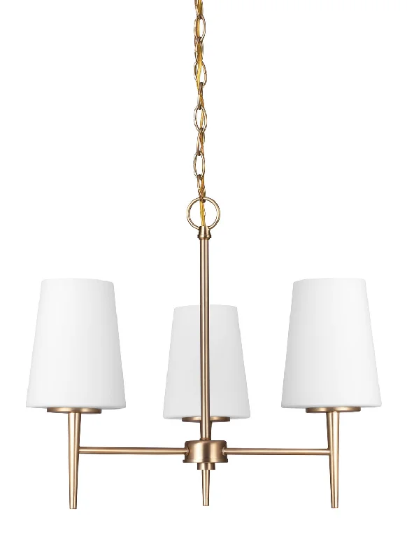 Chandeliers with Colored Glass for a Splash of ColorDriscoll Chandelier
