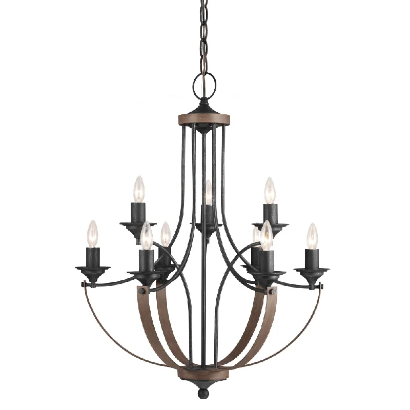Rustic Wood Chandeliers for Country - Style HousesCorbeille Chandelier