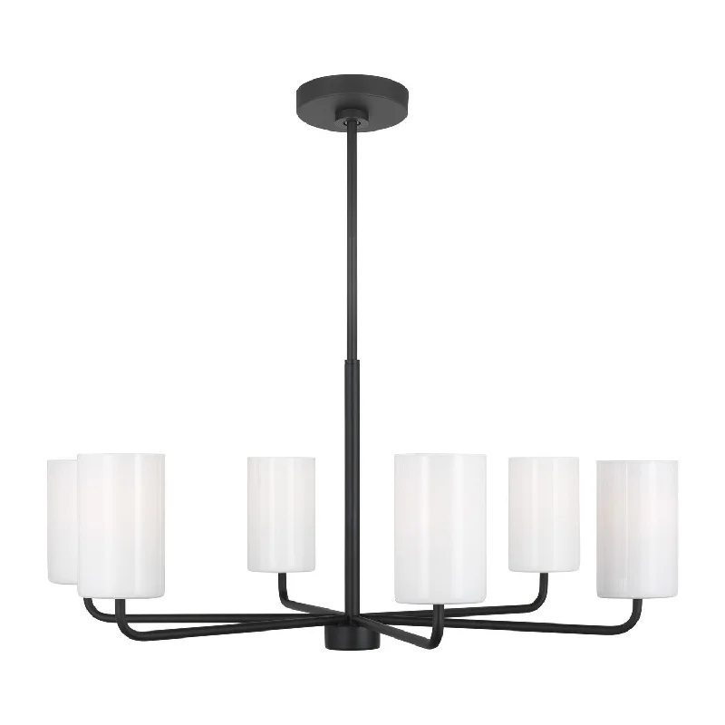 Minimalist Chandeliers for Sleek and Simple InteriorsRhett Six Light Chandelier