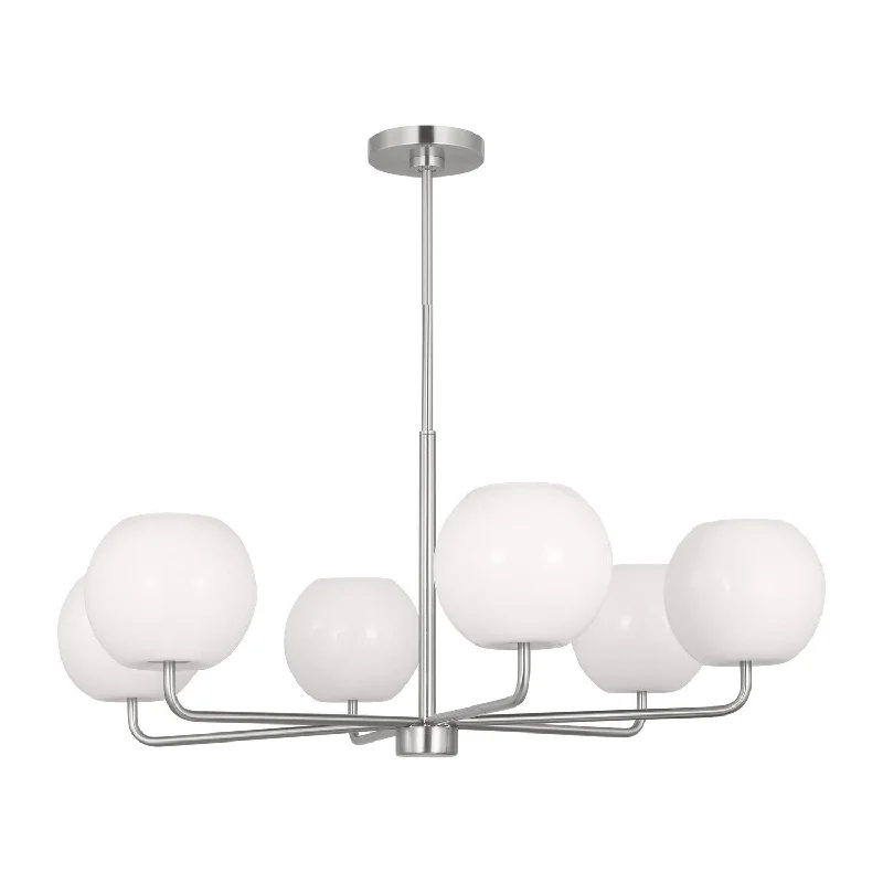 Minimalist Chandeliers for Sleek and Simple InteriorsRory Six Light Chandelier
