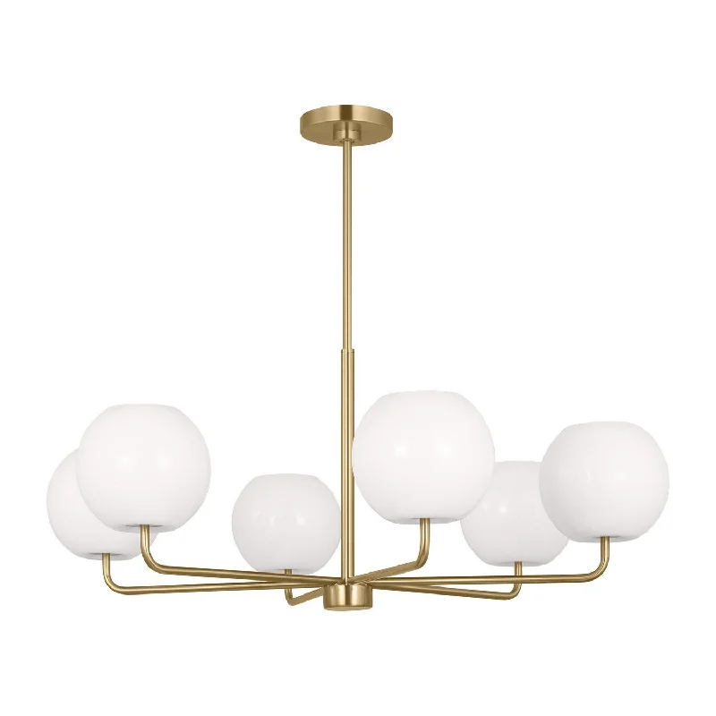 Chandeliers with Venetian Glass for a Luxurious LookRory Six Light Chandelier