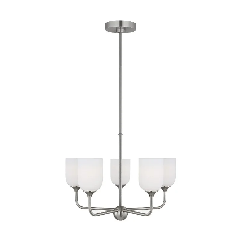 Modern Crystal Chandeliers for Contemporary HomesEmile Five Light Chandelier