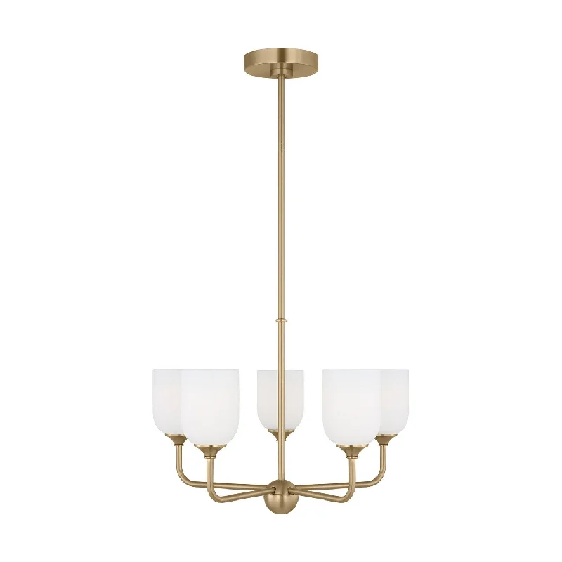 Mid - Century Modern Chandeliers for Vintage AppealEmile Five Light Chandelier