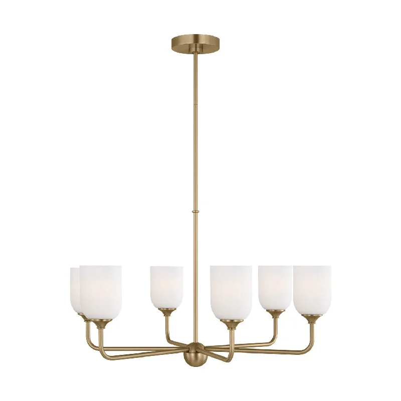 LED Chandeliers for Energy - Efficient LightingEmile Six Light Chandelier