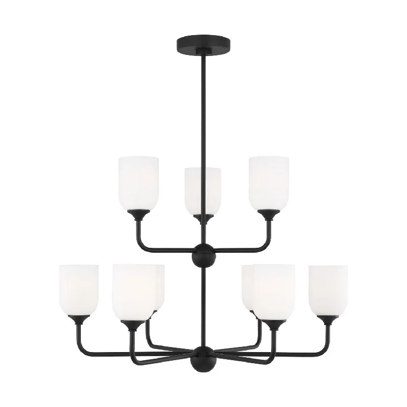 Chandeliers with Pendant Lights for a Stylish LookEmile Nine Light Chandelier