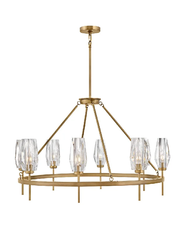 Chandeliers for High Ceilings to Fill Vertical SpaceAna LED Chandelier