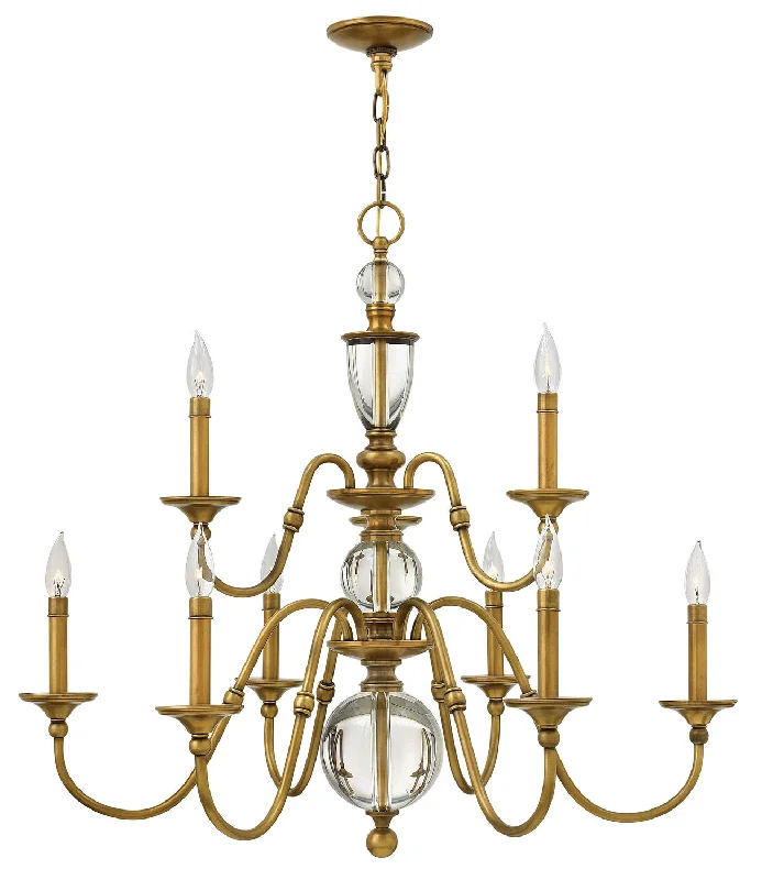 Art Deco Chandeliers for a Retro - Glam LookEleanor LED Foyer Pendant