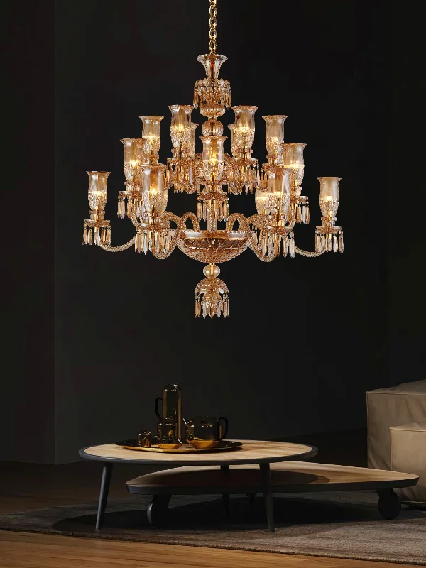 Chandeliers with Murano Glass for a High - End Artistic TouchImperial Gold Chandelier