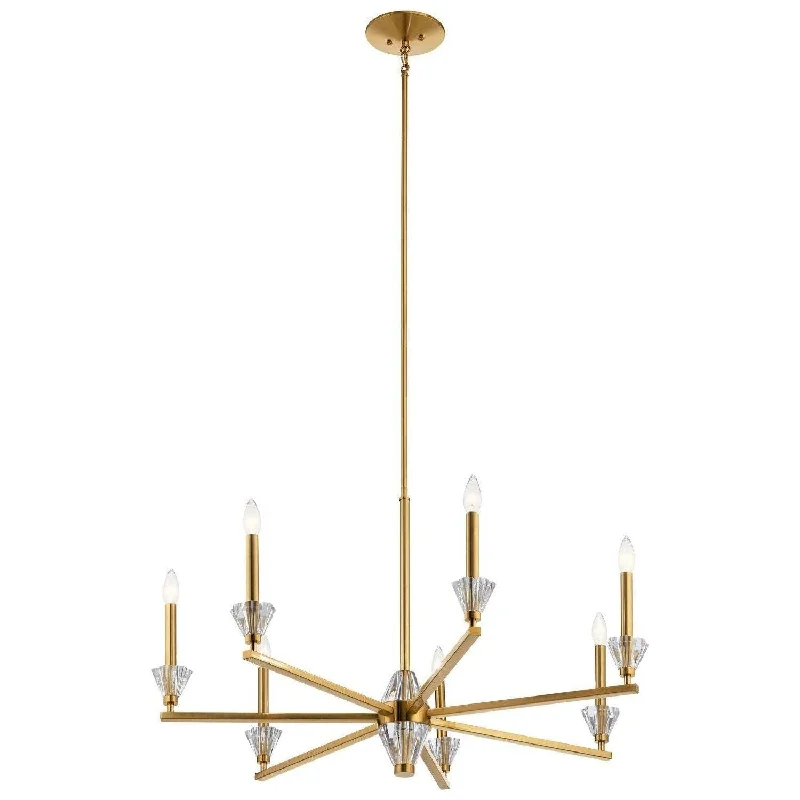 Chandeliers with Clear Crystal for a Sparkling EffectCalyssa Chandelier