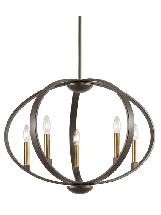 Chandeliers for High Ceilings to Fill Vertical SpaceKichler Elata 43871OZ