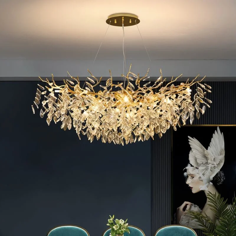 Chandeliers with Sputnik - Style Design for a Futuristic VibeLamean Crystal Chandelier