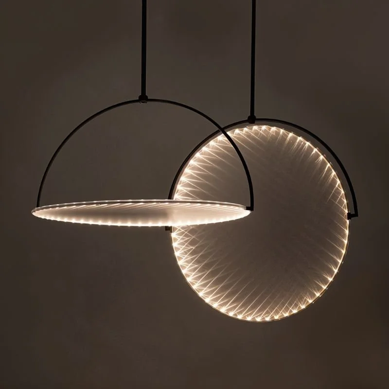 Chandeliers with Metal Frames in Black FinishLuce Chandelier