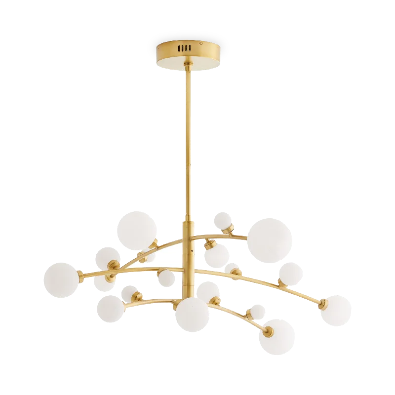 Chandeliers with Colored Glass for a Splash of ColorMaser Led Chandelier