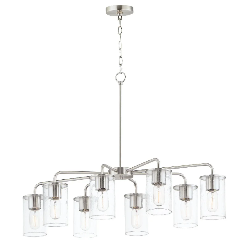 Chandeliers for Low Ceilings to Avoid OvercrowdingSleek Chandelier