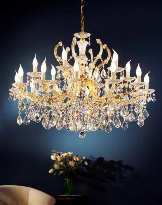 Victorian - Inspired Chandeliers with Ornate DetailsOpulent Maria Theresa Chandelier
