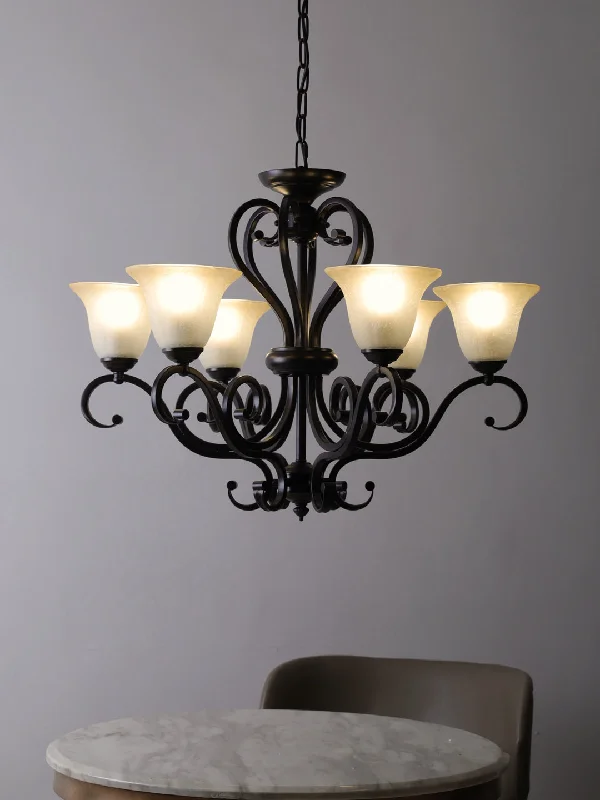Chandeliers for Dining Rooms to Set the Mood for MealsParkan 6-Lamp Chandelier