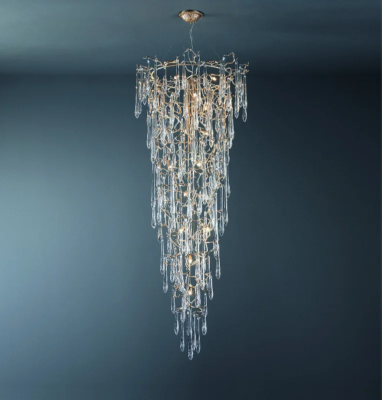 Chandeliers with Venetian Glass for a Luxurious LookSerip Aqua 22 Lamp Bespoke Chandelier Chandeliers with Venetian Glass for a Luxurious LookSerip Aqua 22 Lamp Bespoke Chandelier