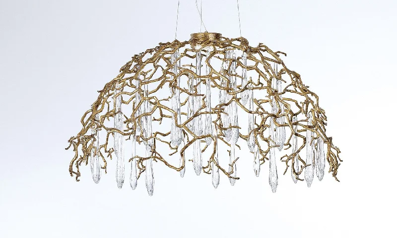 Traditional Brass Chandeliers for Classic InteriorsSerip Aqua Dome Bespoke Chandelier